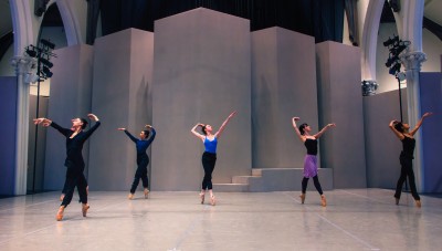 The José Mateo Ballet Theatre rehearses for its production of "The Cuba Files,” which runs from Feb. 12 to March 6. PHOTO BY NICOLAS TEPPER/DAILY FREE PRESS STAFF