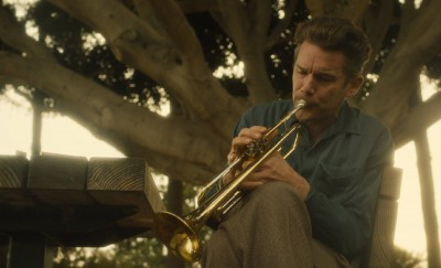 Ethan Hawke stars as legendary jazz musician Chet Baker in the film “Born to Be Blue,” which opened at Kendall Square Cinema Friday. PHOTO COURTESY IFC