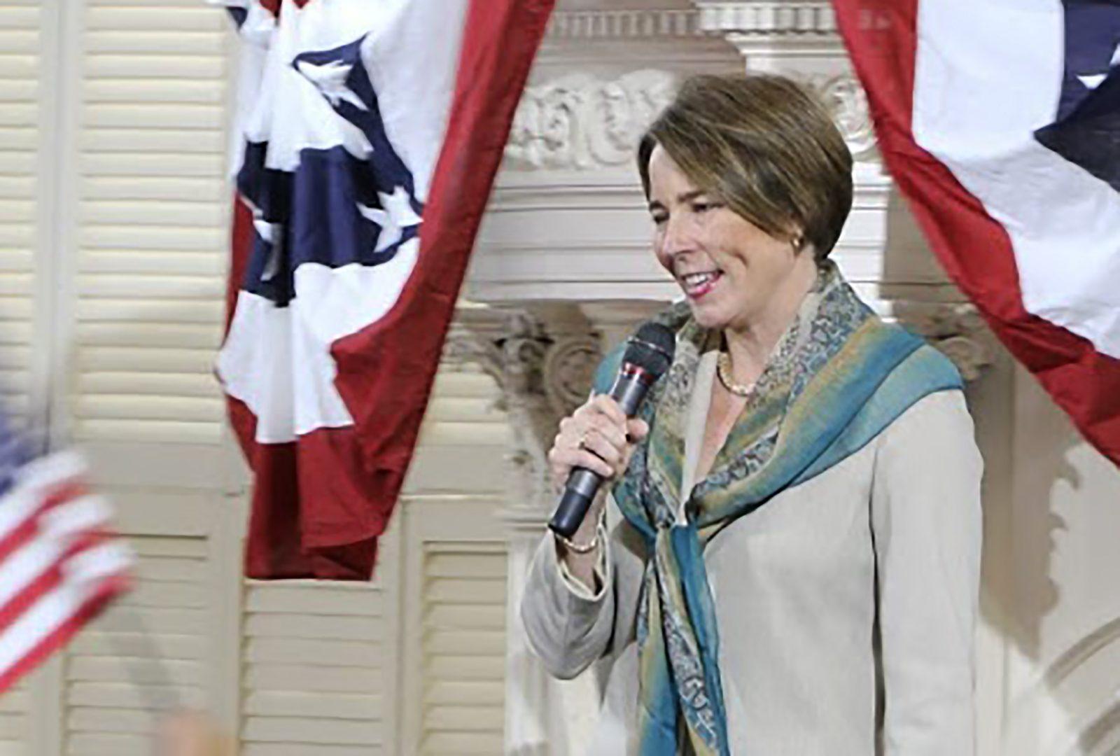 Attorney General Maura Healey discusses the results of creating a hate crime hotline that takes reports of harassment and intimidation of minority groups. PHOTO BY BRITTANY CHANG/ DFP FILE PHOTO