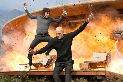 Sacha Baron Cohen’s new spy action-comedy “The Brothers Grimsby” is about Nobby (Cohen) and his adventures with his brother, and M16 agent, Sebastian (Mark Strong). The film opened nationwide on Friday. PHOTO COURTESY SONY PICTURES