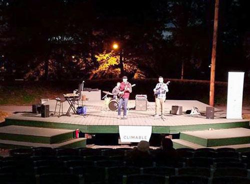 Departure: The Journey Tribute Band performs Friday at Climapalooza, a concert for climate change. COURTESY OF CLIMABLE