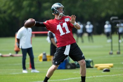 First year quarterback Carson Wentz has impressed for the Eagles. PHOTO COURTESY WIKIMEDIA COMMONS 