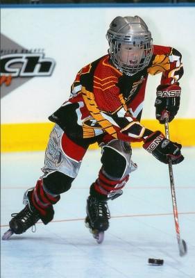 Cason Hohmann got his start in roller hockey. PHOTO COURTESY OF CHRIS HOHMANN