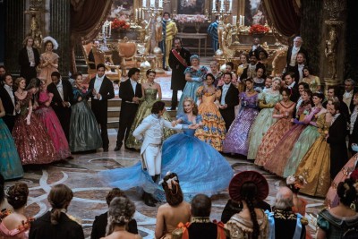 “Cinderella,” starring Lily James as Ella, premiered Friday. PHOTO COURTESY OF WALT DISNEY PICTURES