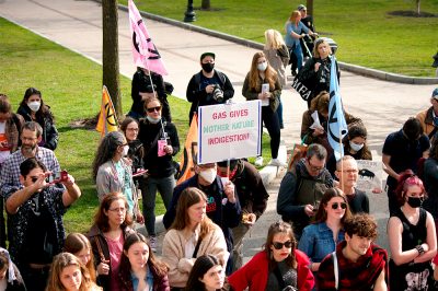 climate justice rally