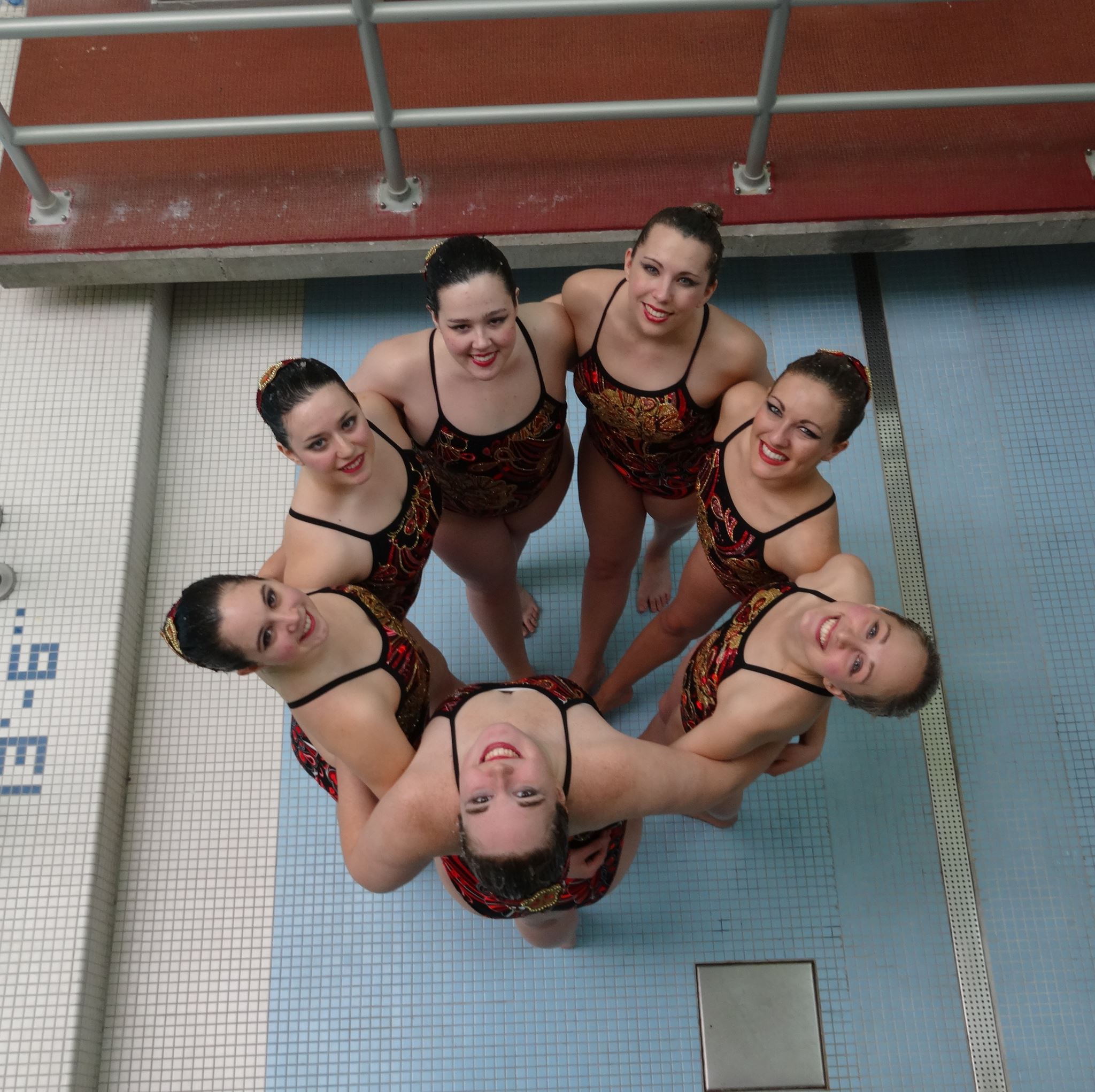 Boston University's Synchronized Swimming Team. PHOTO COURTESY BU SYNCHRONIZED SWIMMING
