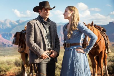 James Marsden and Evan Rachel Wood star in HBO’s “Westworld.” PHOTO COURTESY JOHN P. JOHNSON/ HBO