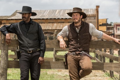Denzel Washington and Chris Pratt star in MGM and Columbia Pictures’ The Magnificent Seven. PHOTO COURTESY METRO-GOLDWYN-MAYER PICTURES AND COLUMBIA PICTURES