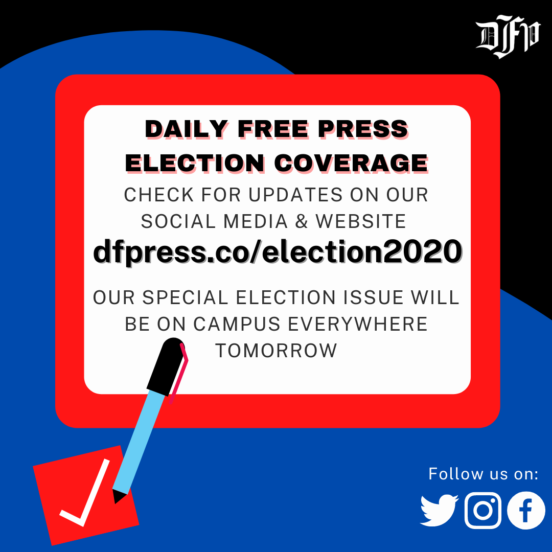 DAILY FREE PRESS ELECTION 2020 LIVE BLOG