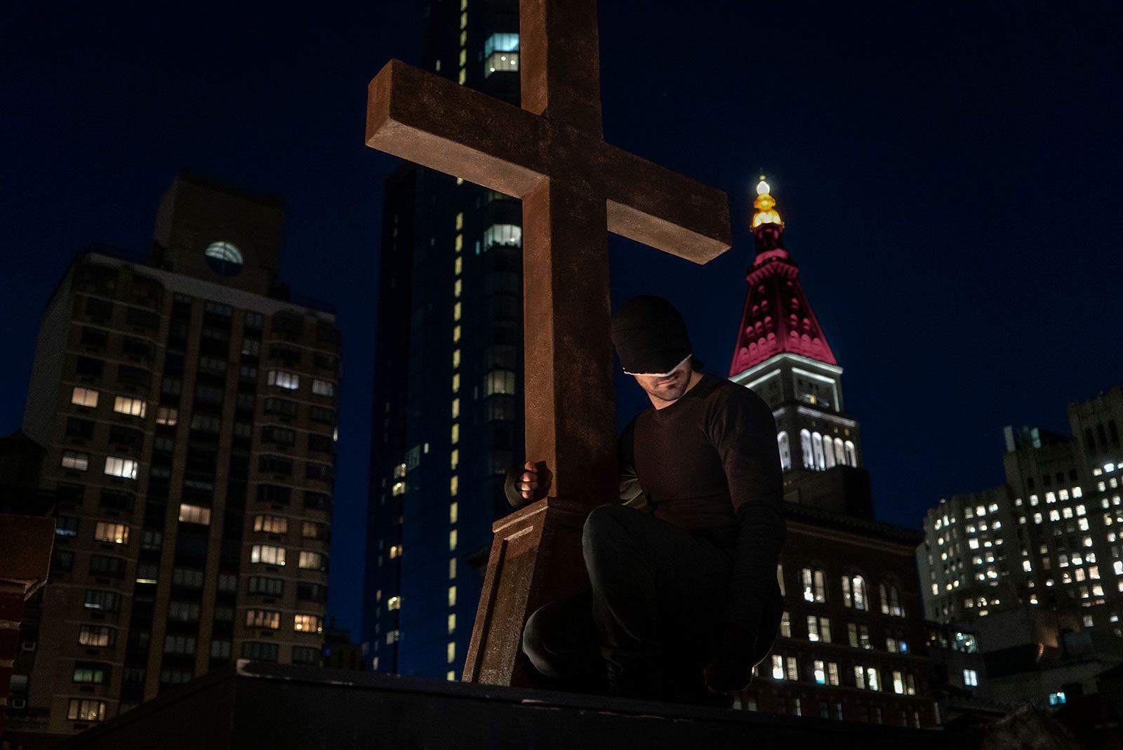 Charlie Cox reprises the titular role in Season 3 of Marvel’s “Daredevil.” COURTESY OF NICOLE RIVELLI/ NETFLIX