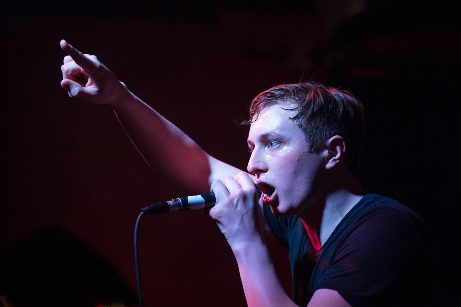 Dylan Owen performs Tuesday at The Middle East Upstairs in Cambridge as part of the first night of his first tour, "There’s More to Life.” PHOTO BY KELSEY CRONIN/DAILY FREE PRESS STAFF