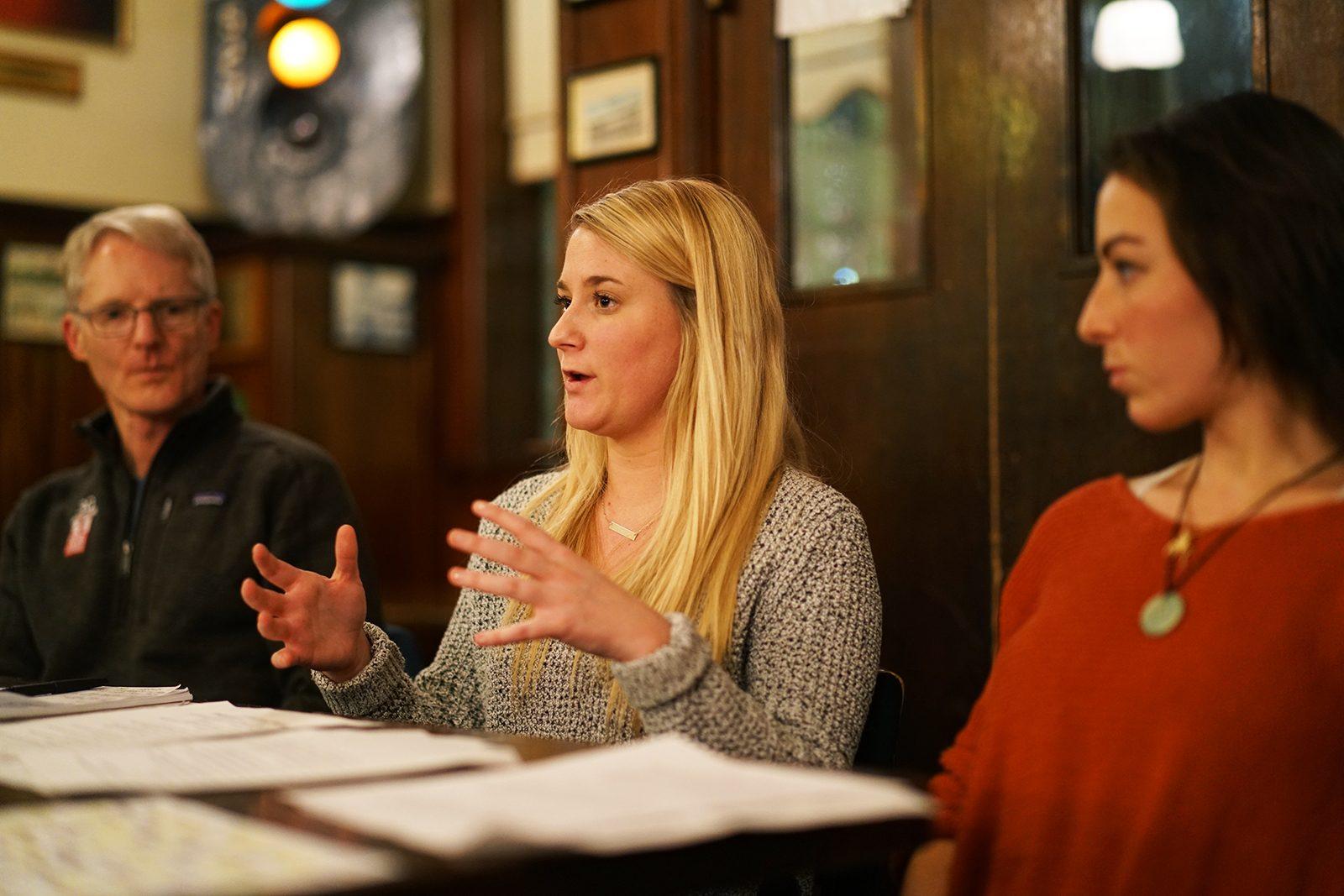 Equal Exchange, a fair trade food cooperative, hosts a panel Wednesday night to announce their new plan, the Equal Exchange Action Forum at Doyle’s Cafe. PHOTO BY ALEXANDER NOVAKOVIC/ DAILY FREE PRESS STAFF