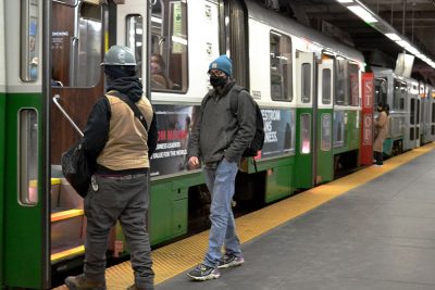 kenmore mbta station mask