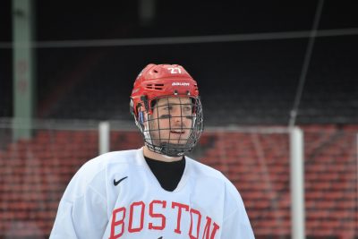 Captain Doyle Somerby at practice on Friday. // PHOTO BY JONATHAN SIGAL / DFP FILE PHOTO
