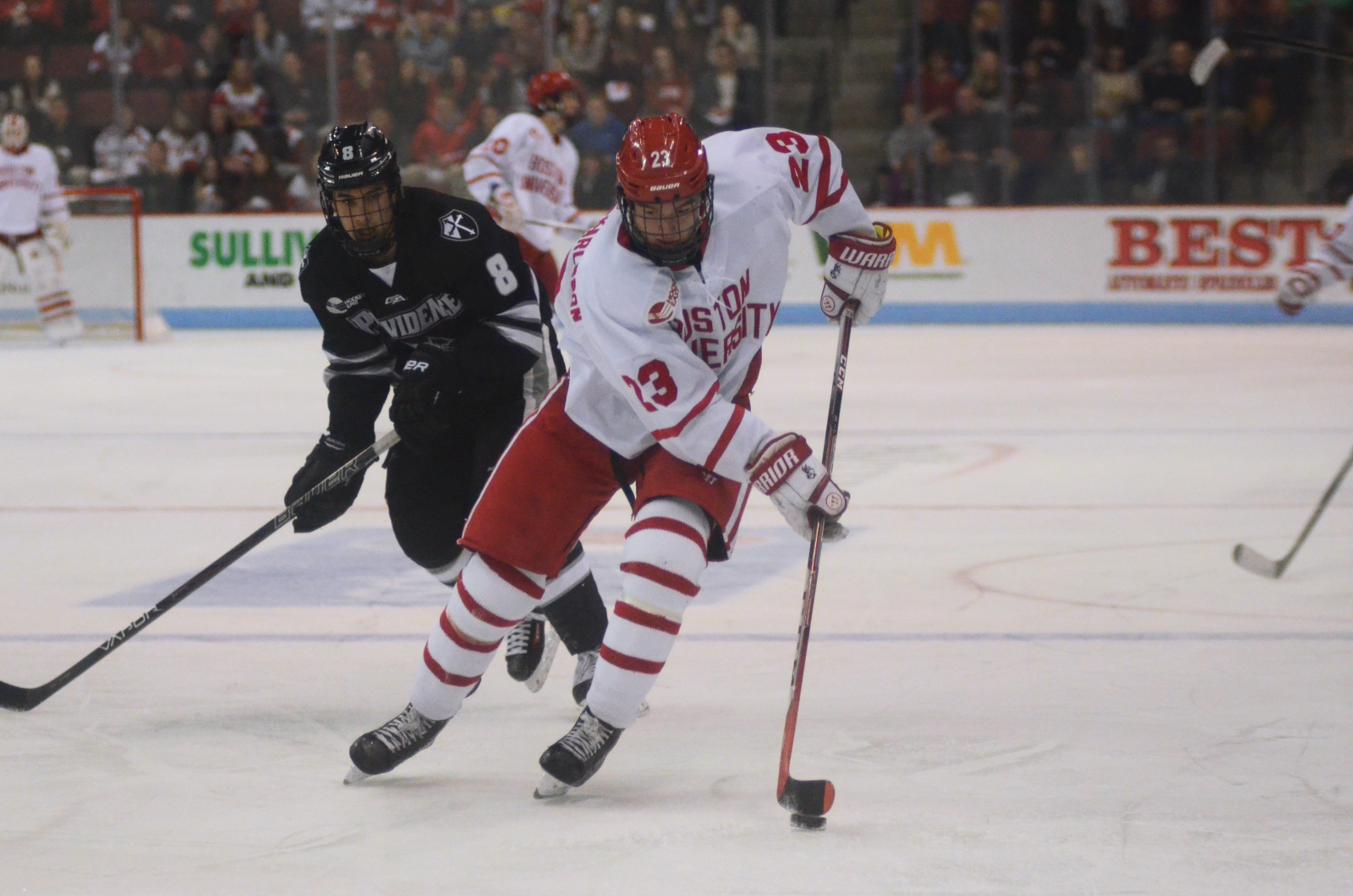 Power play, third-period comeback help BU tie top-ranked Providence