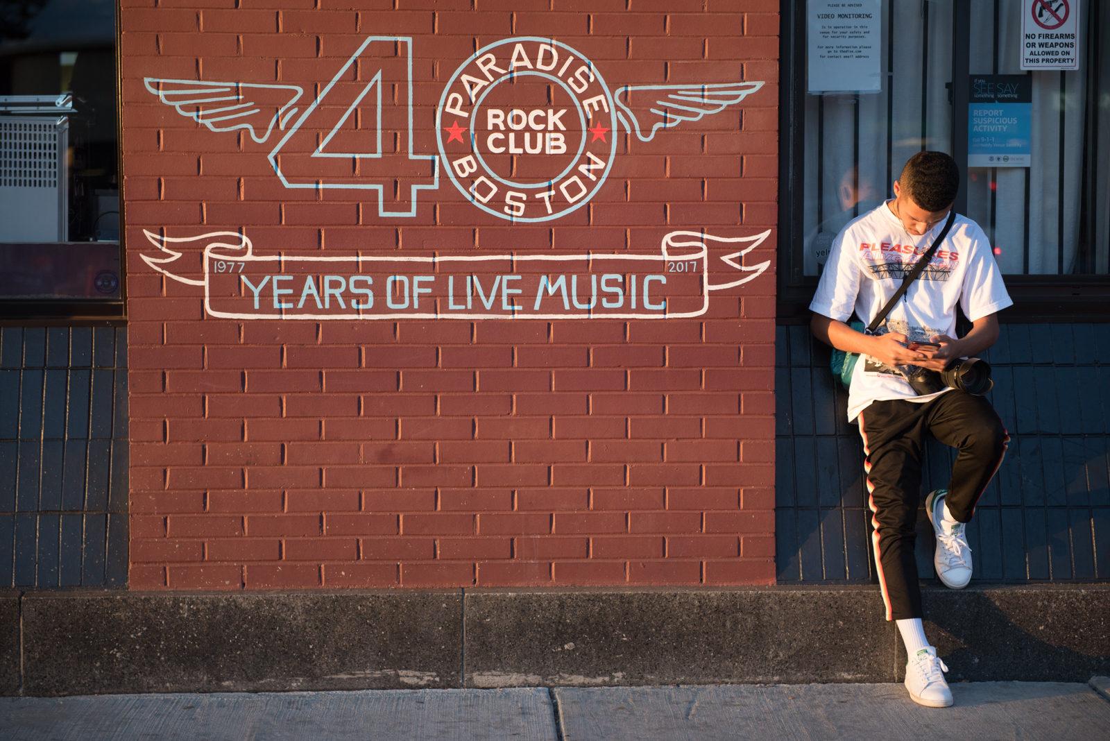 RAC performs at the Paradise Rock Club Wednesday night. PHOTO BY MAISIE MANSFIELD-GREENWALD/ DAILY FREE PRESS STAFF
