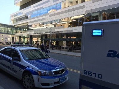 A suspect has been taken into custody at Brigham and Women's Hospital Tuesday for shooting one person in the hospital's cardiac center. PHOTO BY DANIEL GUAN/DAILY FREE PRESS STAFF 