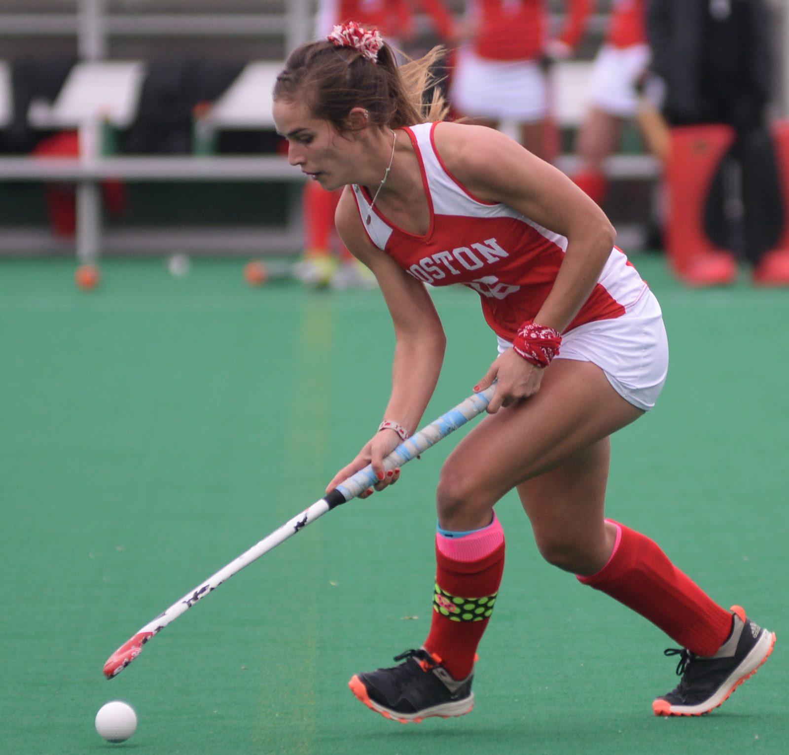 Junior fullback/midfielder Allie Renzi was named Patriot League Defensive Player of the Week on Wednesday. PHOTO BY MIKE DESOCIO/ DFP FILE PHOTO 