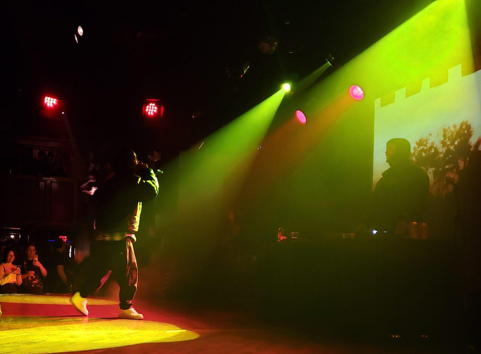 Earl Sweatshirt performs  at the Paradise Rock Club last Tuesday on a tour to promote his third studio album, “Some Rap Songs.” ERIN TSANG/ DFP STAFF