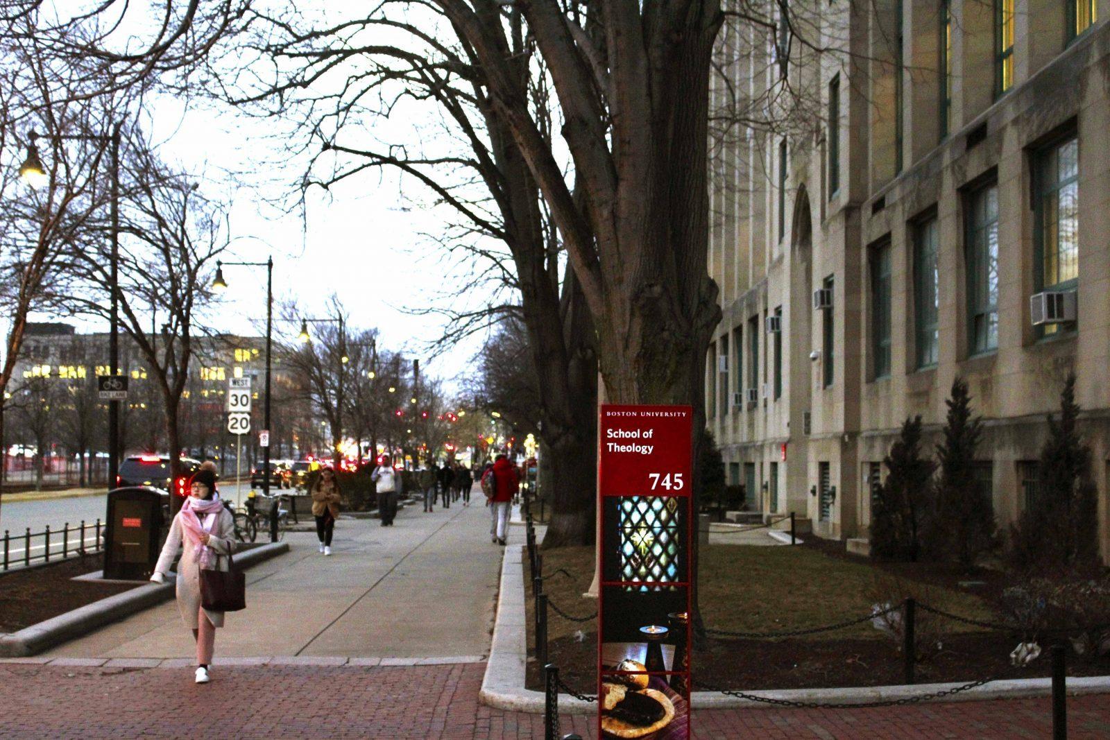 The Boston University School of Theology, where the BU Cross-Disability Club hosted an Accessibility Walk Tuesday to highlight challenges faced by students with disabilities when navigating campus. RACHEL SHARPLES/ DFP FILE
