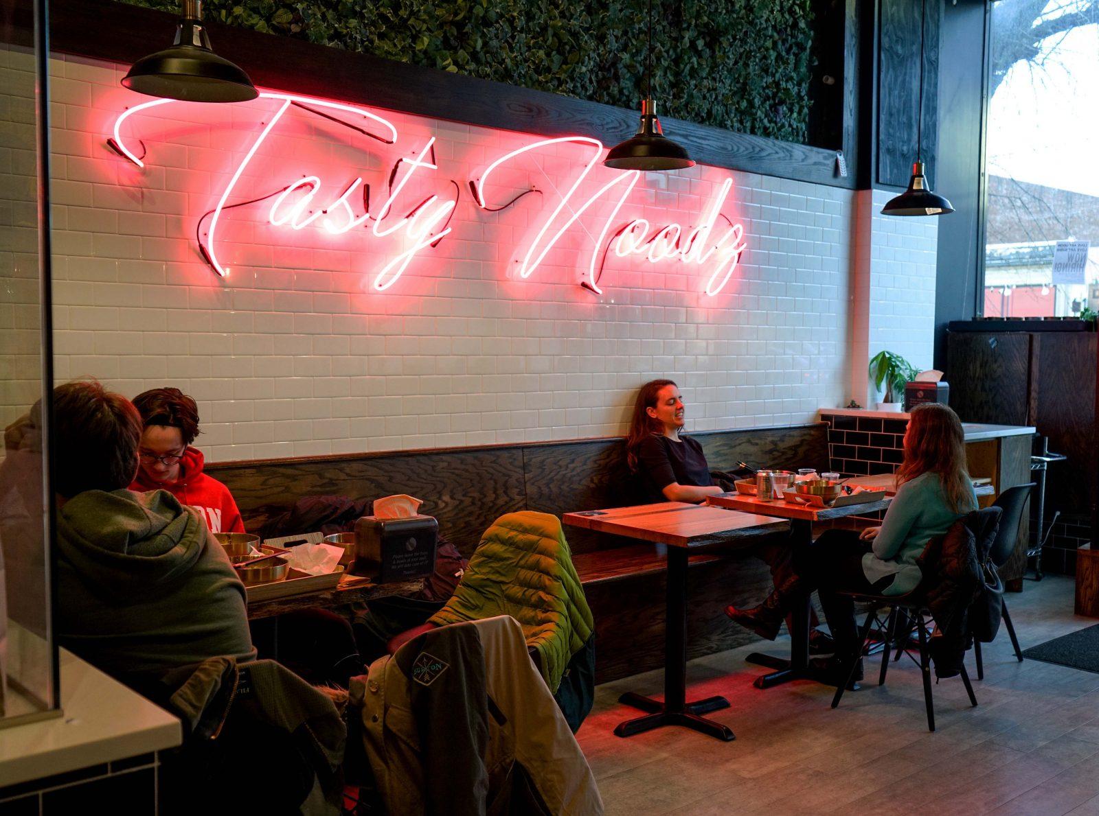 Love Art Udon, located at 1024 Commonwealth Ave., has become a popular spot for BU student groups to hold their fundraisers. SERENA YU/ DFP STAFF