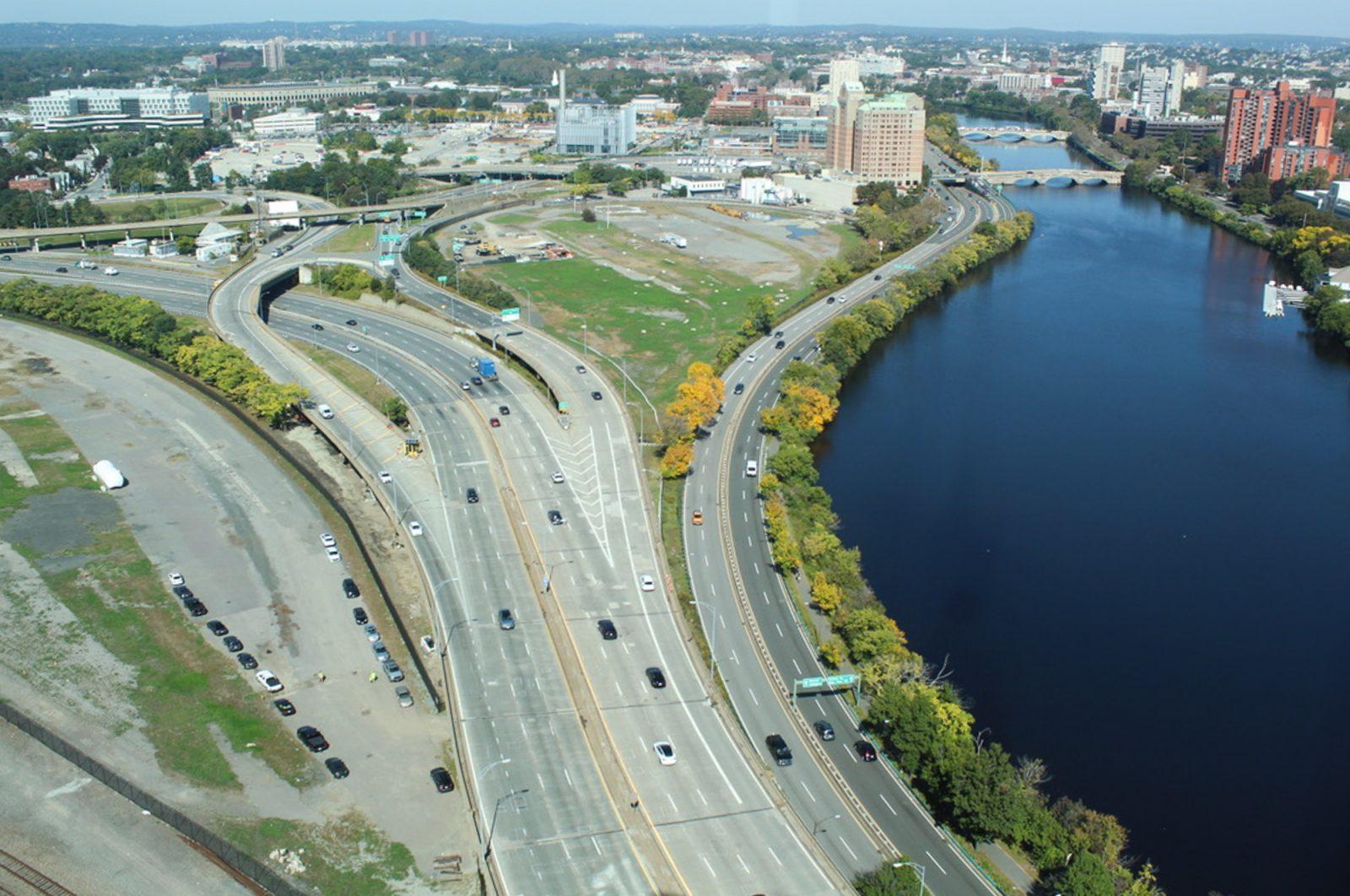 The Massachusetts Turnpike. The Allston Multimodal Project is still awaiting funding after a $200 million proposal was rejected by the National Infrastructure Project Assistance Program. ISABELLA OLAND/DFP PHOTOGRAPHER