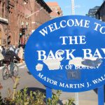 The sign for Back Bay.