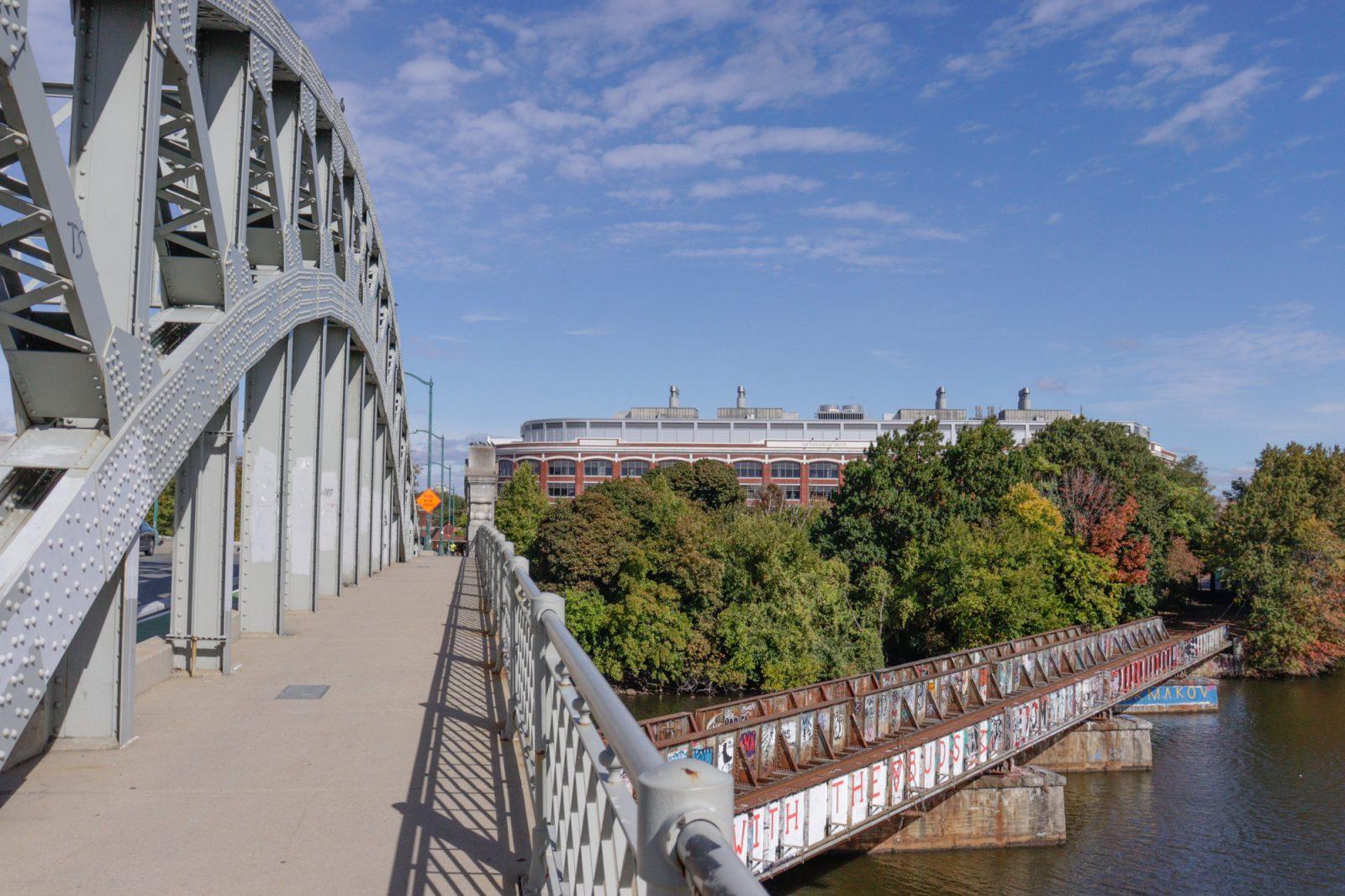 The Boston University Bridge. Unhoused people in the Boston and Cambridge areas have used the area under the Boston University Bridge for encampments on and off for years. LAUREN ALBANO/DFP PHOTOGRAPHER