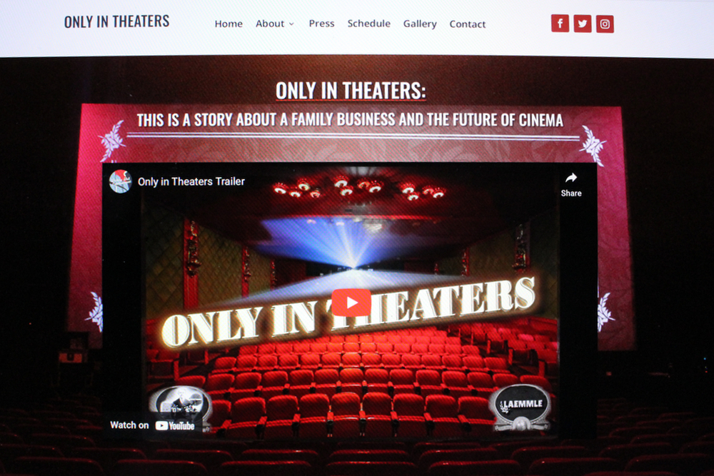 The “Only In Theatres” website.