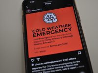 Mayor Michelle Wu’s Cold Weather Emergency announcement on Instagram.