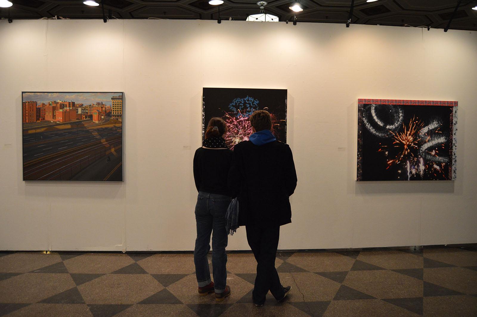 Gallery in the College of Fine Arts. Art students can display their work on a rotating basis each week in Gallery 5, an exhibition space located on the fifth floor of CFA. ERIN BILLINGS/ DFP FILE