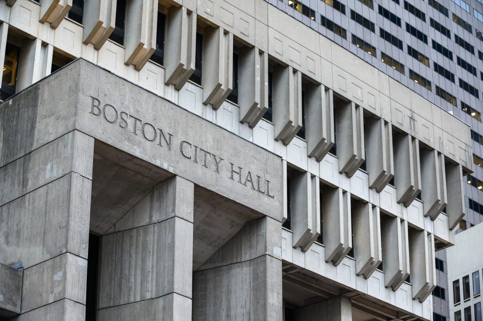 Boston City Hall. During the City Council meeting on Wednesday, Boston residents expressed concern with the current White Stadium renovation proposal. ANDREW BURKE-STEVENSON/DFP PHOTOGRAPHER