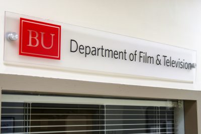 The office of the Department of Film and Television in COM