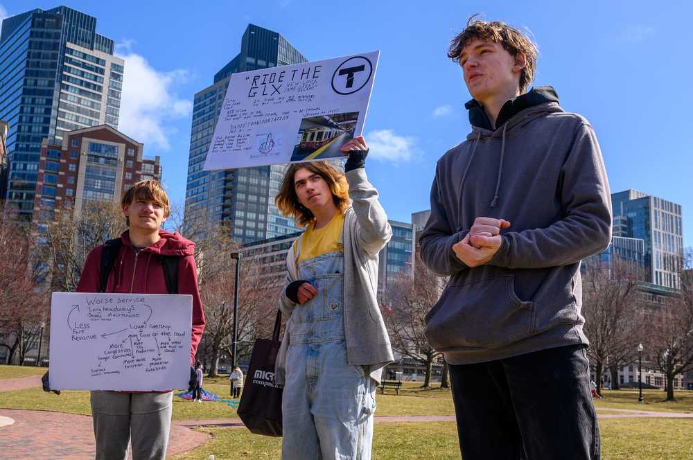 Matt Lyon wraps up the protest