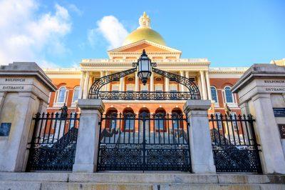 The Massachusetts State House.