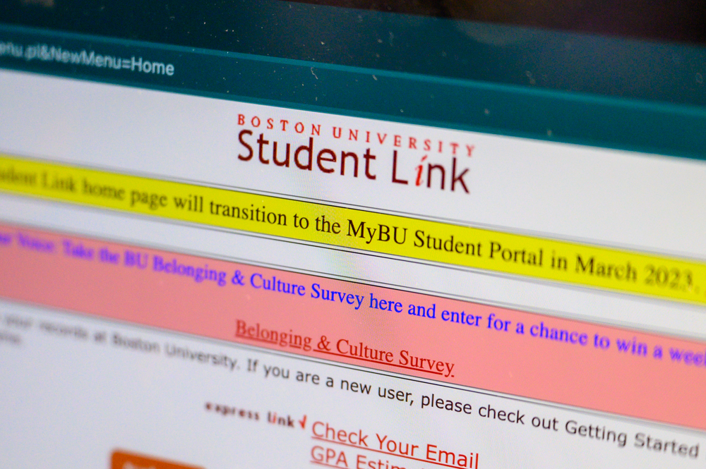 BU students express negative opinions about new MyBU Portal – The Daily Free Press