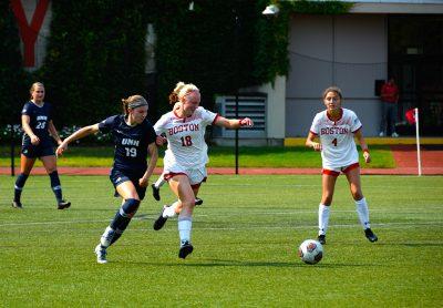 BU women's soccer team