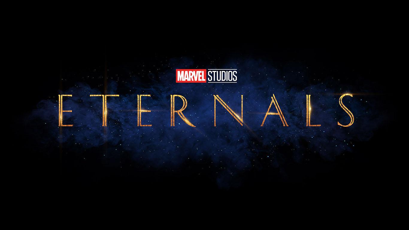 The “Eternals” logo. The film’s style is a departure from those in the Marvel Cinematic Universe that audiences have traditionally been used to. COURTESY OF DISNEY
