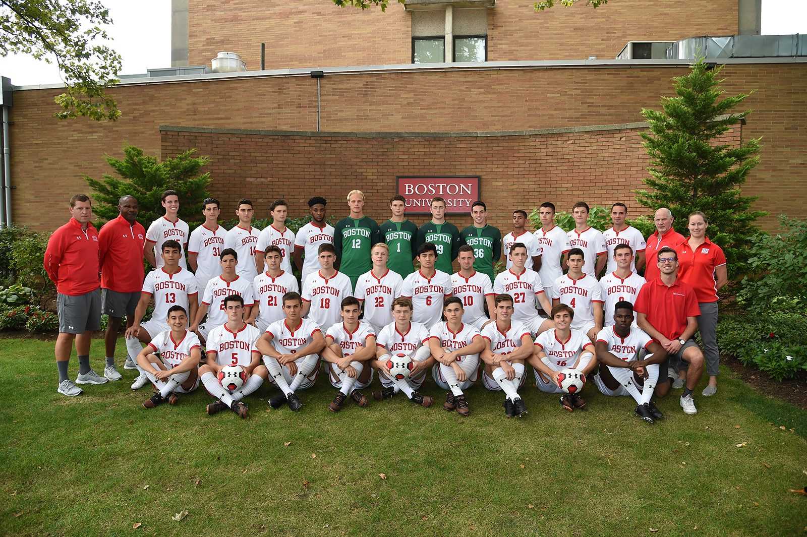 The Boston University 2019-20 men’s soccer team. COURTESY OF BU ATHLETICS