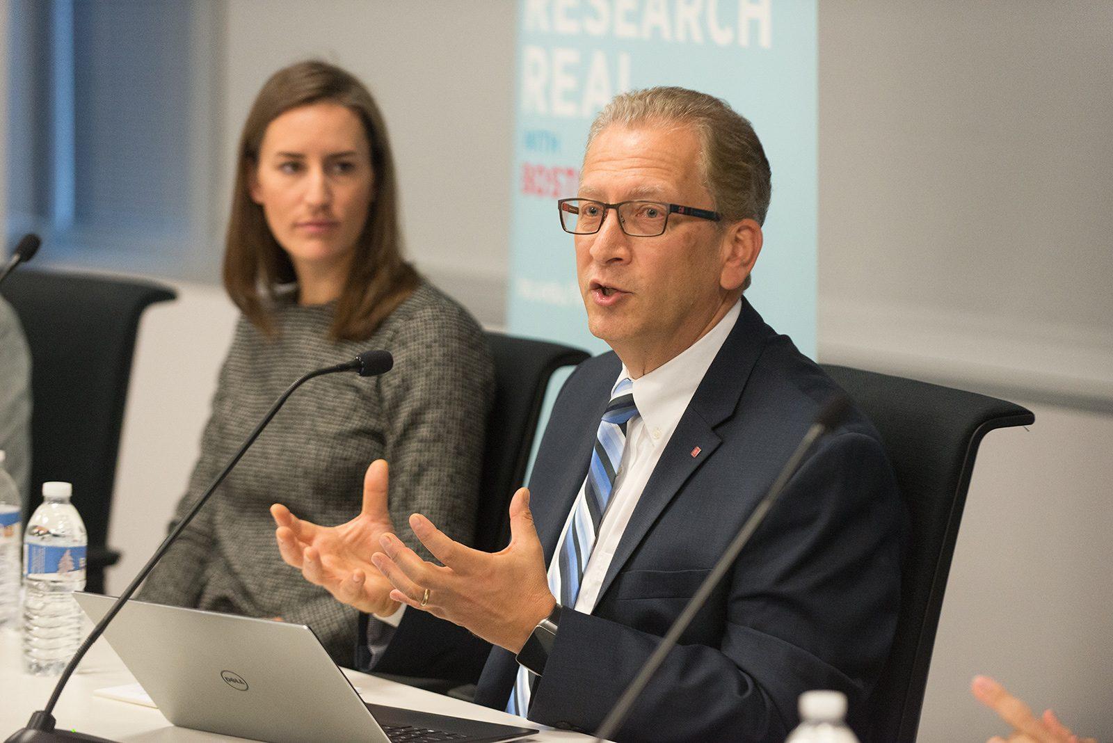 Azer Bestavros, shown in 2016, was recently named Associate Provost for Computing & Data Sciences. COURTESY OF FLICKR