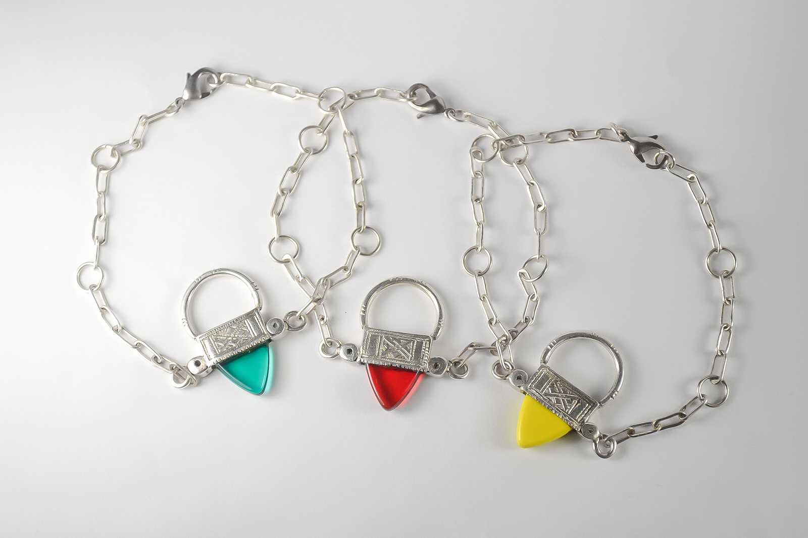 Handmade jewelry from Boston University senior Malika Kounkourou’s jewelry brand Tchidite. The brand began as a way to help struggling artisans in Niger and has since received international recognition and outreach. COURTESY OF MALIKA KOUNKOUROU