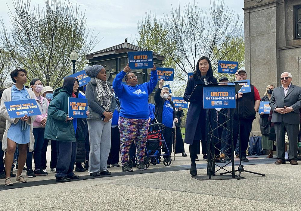 Michelle Wu, MBTA low wage fare