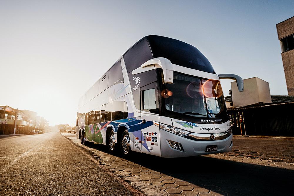 A charter bus for transportation. Armir Harris, a former Boston University student, is the CEO and founder of CharterUP, an Atlanta-based charter bus leasing service with over 3,000 charter buses available. COURTESY OF JONATHAN BORBA VIA UNSPLASH