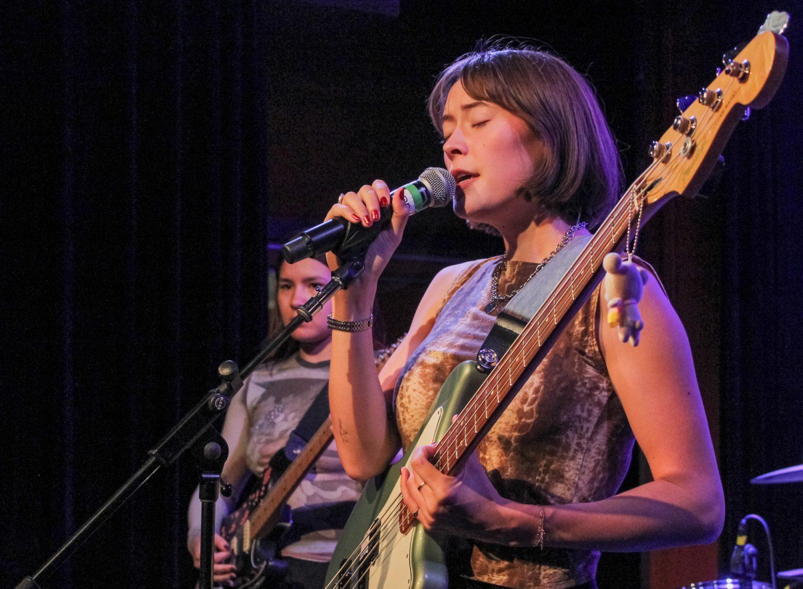 Sabrina Song sings the first song in her set at the Red Room at Cafe 939. Song opened for indie-pop artist Carol Ades in Boston on Nov. 22. SARAH CRUZ/DFP PHOTOGRAPHER
