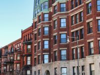 Brownstone apartments in Boston