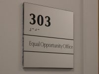 BU Equal Opportunity office sign