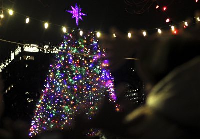 Boston Holiday Tree Lighting, Michelle Wu