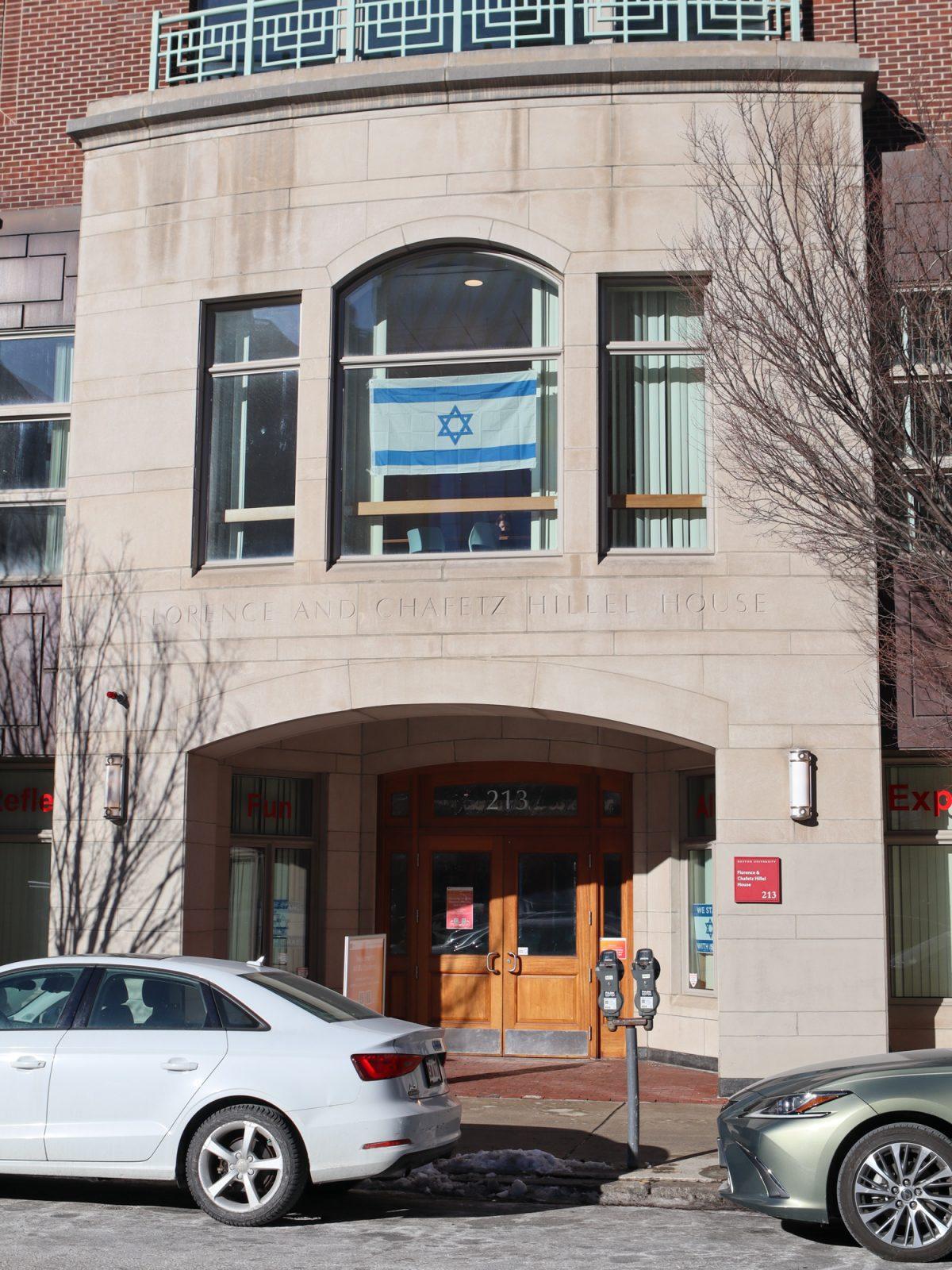 Boston University Florence and Chafetz Hillel House. The results of the divestment referendum survey were nullified Monday due to “security and technological issues,” according to an announcement by BU’s student government. RACHEL FEINSTEIN/DFP PHOTOGRAPHER 