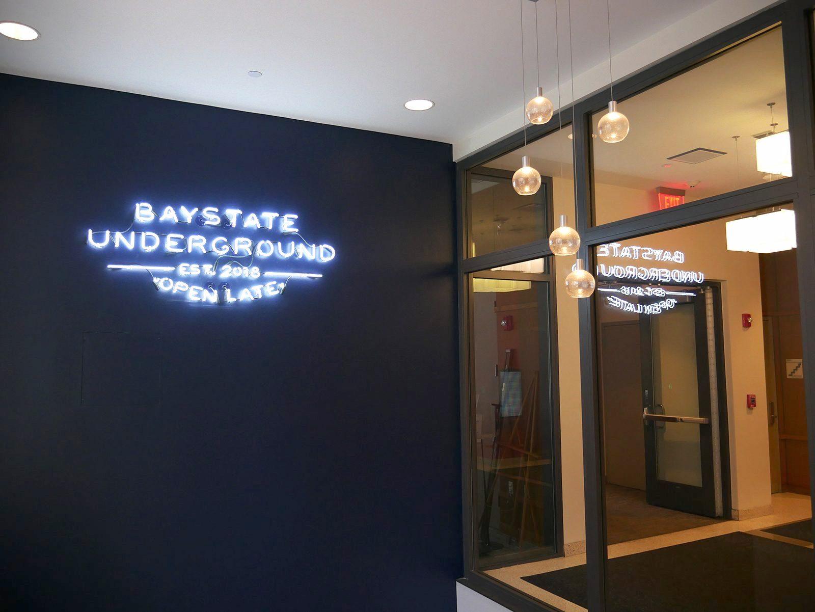 The new O-Mori Ramen Bar at Baystate Underground opened Tuesday evening. FELIX PHILLIPS/ DAILY FREE PRESS STAFF
