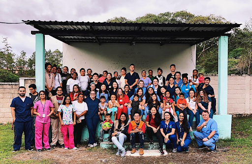 Global Medical Brigades volunteers in El Rosario, Honduras in January 2020. The Boston University GMB chapter is preparing for a trip to Guatemala this May. After two years of working with patients and providers over Zoom, the chapter will resume working in rural and under-resourced communities in-person again, taking extra caution against COVID risks. COURTESY OF BU GLOBAL MEDICAL BRIGADES VIA FACEBOOK